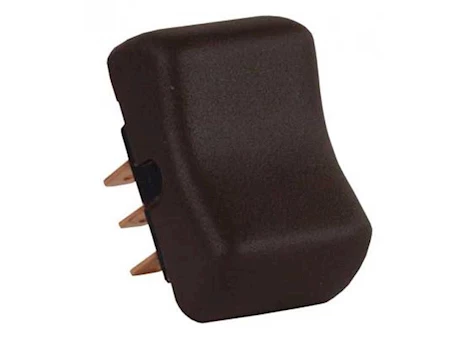 JR Products DPDT ON/OFF/ON MOMENTARY SWITCH, BROWN