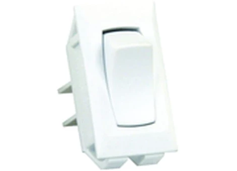 JR Products Unlabeled 12V On/Off Switch (Single) - Polar White Main Image
