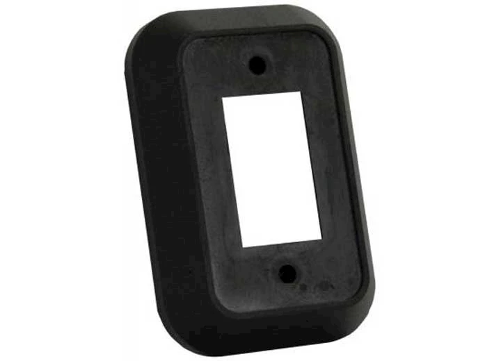 JR Products SPACER FOR SINGLE FACE PLATE, BLACK