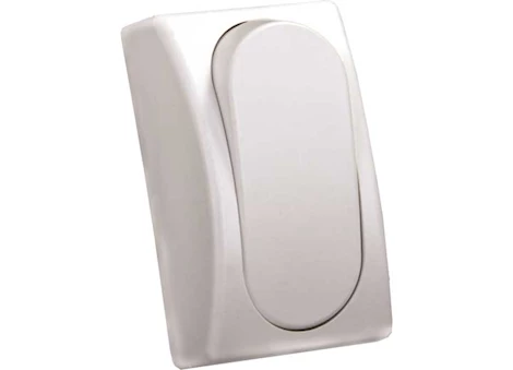 JR Products MODULAR SPST ON/OFF SINGLE SWITCH, WHITE
