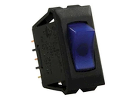 JR Products ILLUMINATED ON/OFF SWITCH, BLUE/BLACK