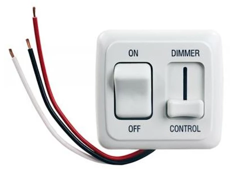 JR Products DIMMER ON/OFF, LED APPROVED, WHITE