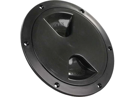 JR Products 4IN ACCESS/DECK PLATE, BLACK