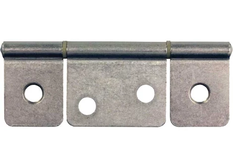 JR Products 3-1/2IN NON-MORTISE HINGE, SATIN NICKEL
