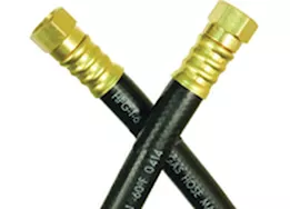 JR Products 3/8" OEM LP Supply Hose - 72", 1/2" Female SAE End & 3/8" Male Pipe End