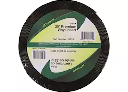 JR Products 25ft premium vinyl insert, black
