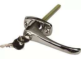 JR Products Locking l-handle, chrome