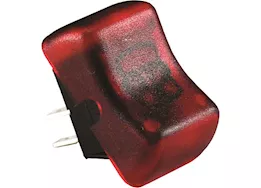 JR Products Illuminated on/off rocker switch, red