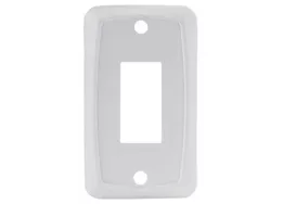 JR Products Single Face Plate (Single) - White