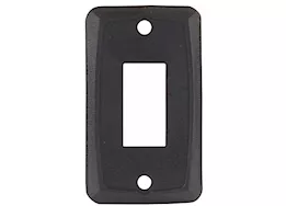 JR Products Single Face Plate (5-Pack) - Black