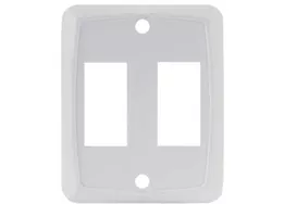 JR Products Double face plate, white