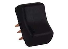 JR Products Dpdt on/off/on momentary switch, black