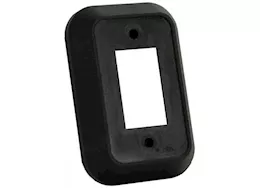 JR Products Spacer for single face plate, black