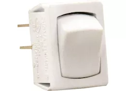 JR Products Mini On/Off Switch SPST (Single) - White