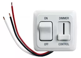 JR Products Dimmer on/off, led approved, white