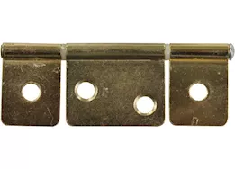 JR Products 3-1/2in non-mortise hinge, brass