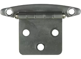JR Products Free swing flush mount hinge, satin nickel
