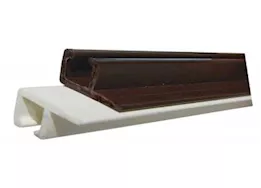 JR Products Type c - ceiling mounted internal slide track - white - 96in