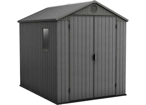 Keter Darwin 6x8 storage shed - graphite Main Image