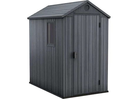 Keter Darwin 4x6 storage shed - graphite Main Image