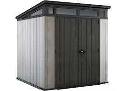 Keter Artisan 7x7 outdoor storage shed - grey