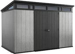 Keter Artisan 11x7 storage shed - grey