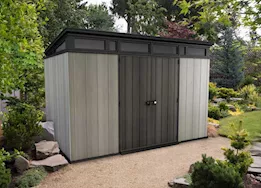 Keter Artisan 11x7 storage shed - grey