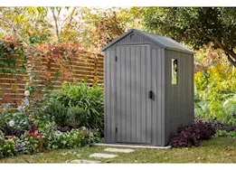 Keter Darwin 4x6 storage shed - graphite