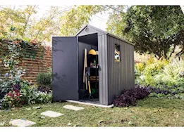 Keter Darwin 4x6 storage shed - graphite