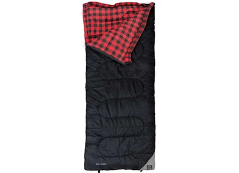 Kuma Outdoor Gear JASPER SLEEPING BAG - BLACK/RED