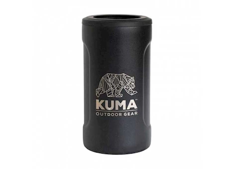 KUMA Outdoor Gear 3 in 1 Coozie for 12 oz. Cans – Black, Vacuum Sealed Double Wall Stainless Steel