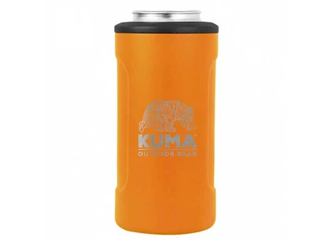 KUMA Outdoor Gear 3 in 1 Coozie for 12 oz. Cans – Orange, Vacuum Sealed Double Wall Stainless Steel