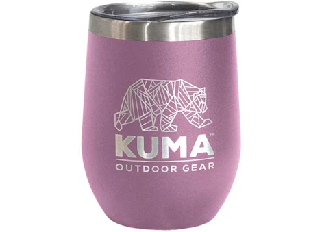 KUMA Outdoor Gear Wine Tumbler – 12 oz., Mulberry, Vacuum Sealed Double Wall Stainless Steel