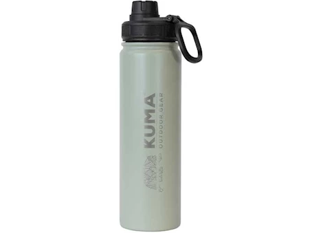 KUMA Outdoor Gear Bomber Bottle – 22 oz., Sage, Vacuum Sealed Double Wall Stainless Steel