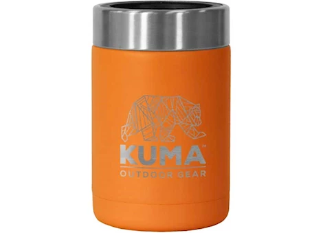 KUMA Outdoor Gear Can Coozie for 12 oz. Cans – Orange, Vacuum Sealed Double Wall Stainless Steel