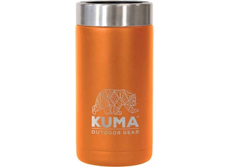 KUMA Outdoor Gear Tall Can Coozie for 16 oz. Cans – Orange, Vacuum Sealed Double Wall Stainless Steel