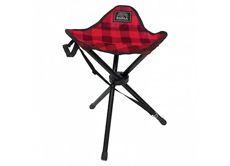 KUMA Outdoor Gear Tripod Chair – Red/Black Plaid