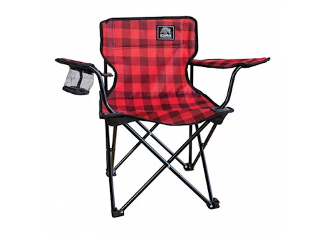 KUMA Outdoor Gear Cub Junior Chair – Red/Black Plaid Main Image