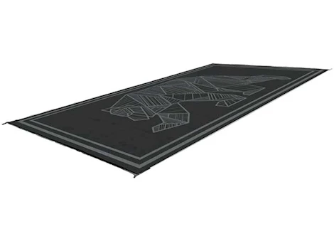 KUMA Outdoor Gear Reversible Outdoor Mat – 18’ x 9’, Bear, Black/Grey
