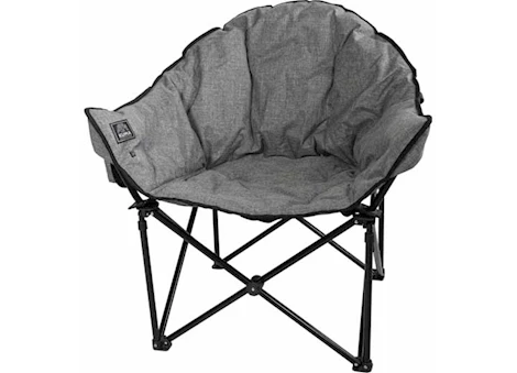 KUMA Outdoor Gear Lazy Bear Heated Camping Chair – Heather Grey