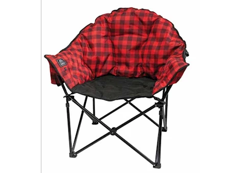 KUMA Outdoor Gear Lazy Bear Heated Camping Chair – Red/Black Plaid