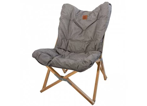 KUMA Outdoor Gear Yoho Bamboo Butterfly Camping Chair – Heather Grey