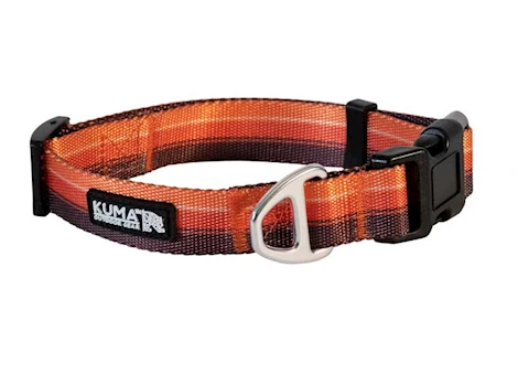 Kuma Outdoor Gear Backtrack dog collar - large - 20-26 - orange/brown Main Image