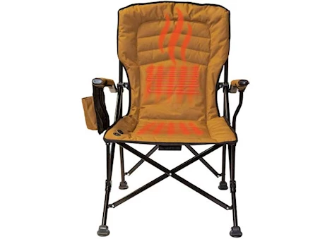 KUMA Outdoor Gear Switchback Heated Camping Chair – Sierra/Black
