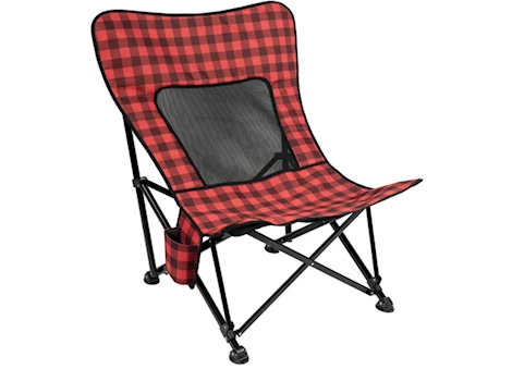 Kuma Outdoor Gear AURORA CHAIR SINGLE LAYER W/MESH - RED/BLACK