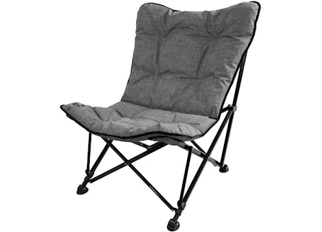 Kuma Outdoor Gear AURORA CHAIR W/POWER BANK & BLUETOOTH - HEATHER GREY