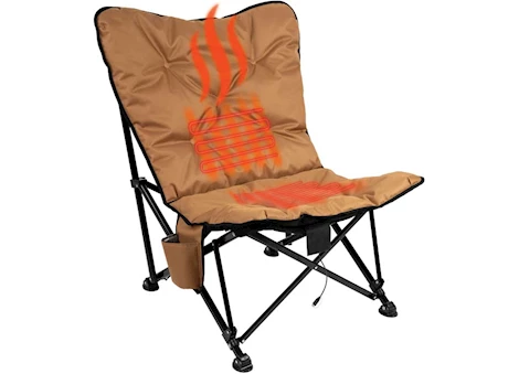 Kuma Outdoor Gear AURORA CHAIR W/POWER BANK & BLUETOOTH - SIERRA/BLACK