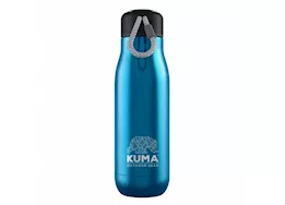 KUMA Outdoor Gear Rope Water Bottle – 17 oz., Blue, Vacuum Sealed Double Wall Stainless Steel