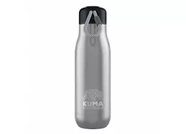 KUMA Outdoor Gear Rope Water Bottle – 17 oz., White, Vacuum Sealed Double Wall Stainless Steel