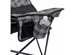 KUMA Outdoor Gear Lazy Bear Camping Chair – Red/Black Plaid